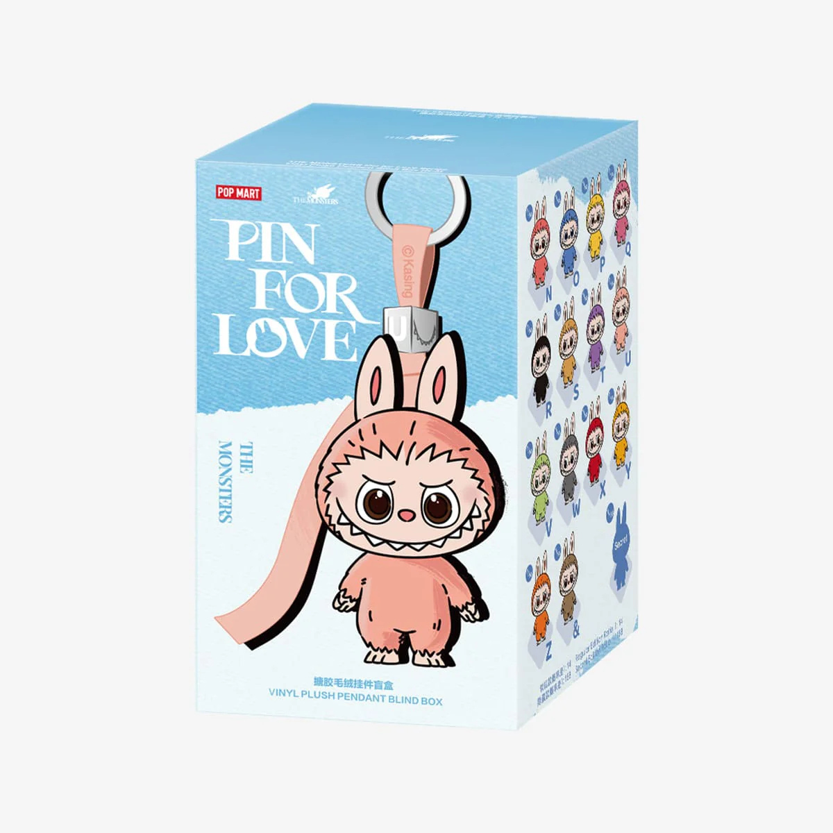 Pop Mart Labubu The Monsters Pin For Love (N-Z) 1 Blind Box