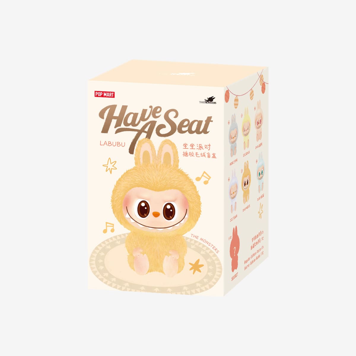 Pop Mart Labubu THE MONSTER – Have a Seat Vinyl Plush Blind Box